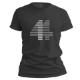 Εικόνα της T-shirt με τύπωμα "Νο 44" με γραμμές μαύρο
