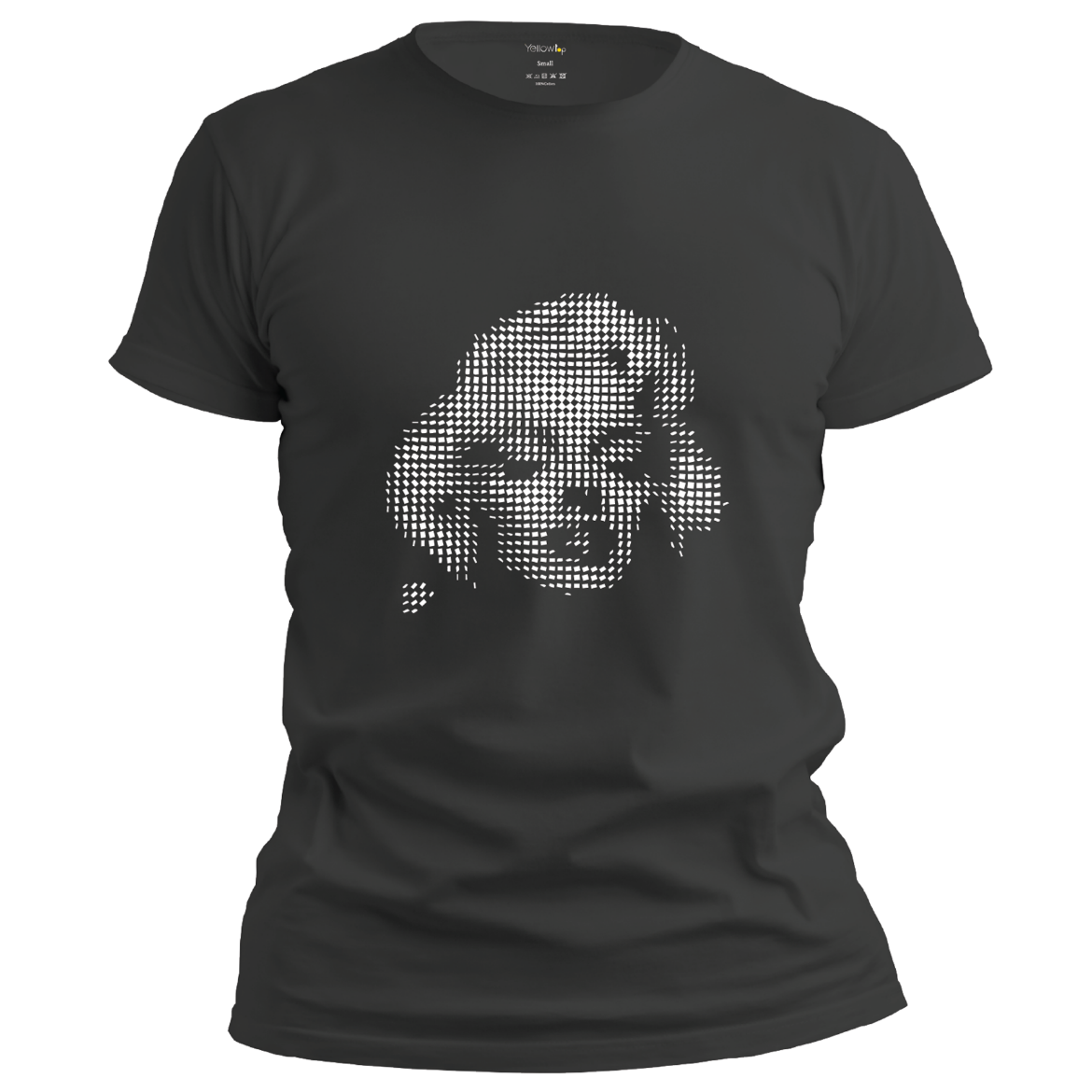 Εικόνα της T-shirt με τύπωμα Marilyn Monroe" μαύρο