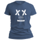 Εικόνα της T-shirt με τύπωμα "by the band" μπλε
