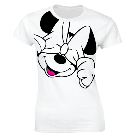 Εικόνα της Γυναικείο T-shirt με τύπωμα "Minnie Mouse" 