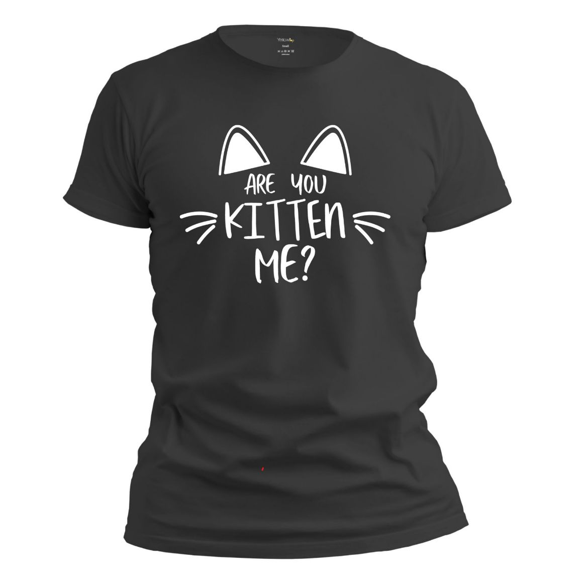 Εικόνα της T-shirt με τύπωμα  "Are you kitten me"  