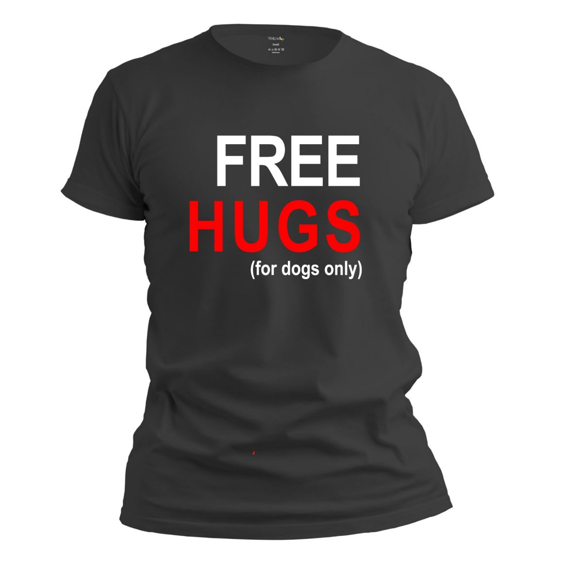 Εικόνα της T-shirt με τύπωμα   "Free hugs"      