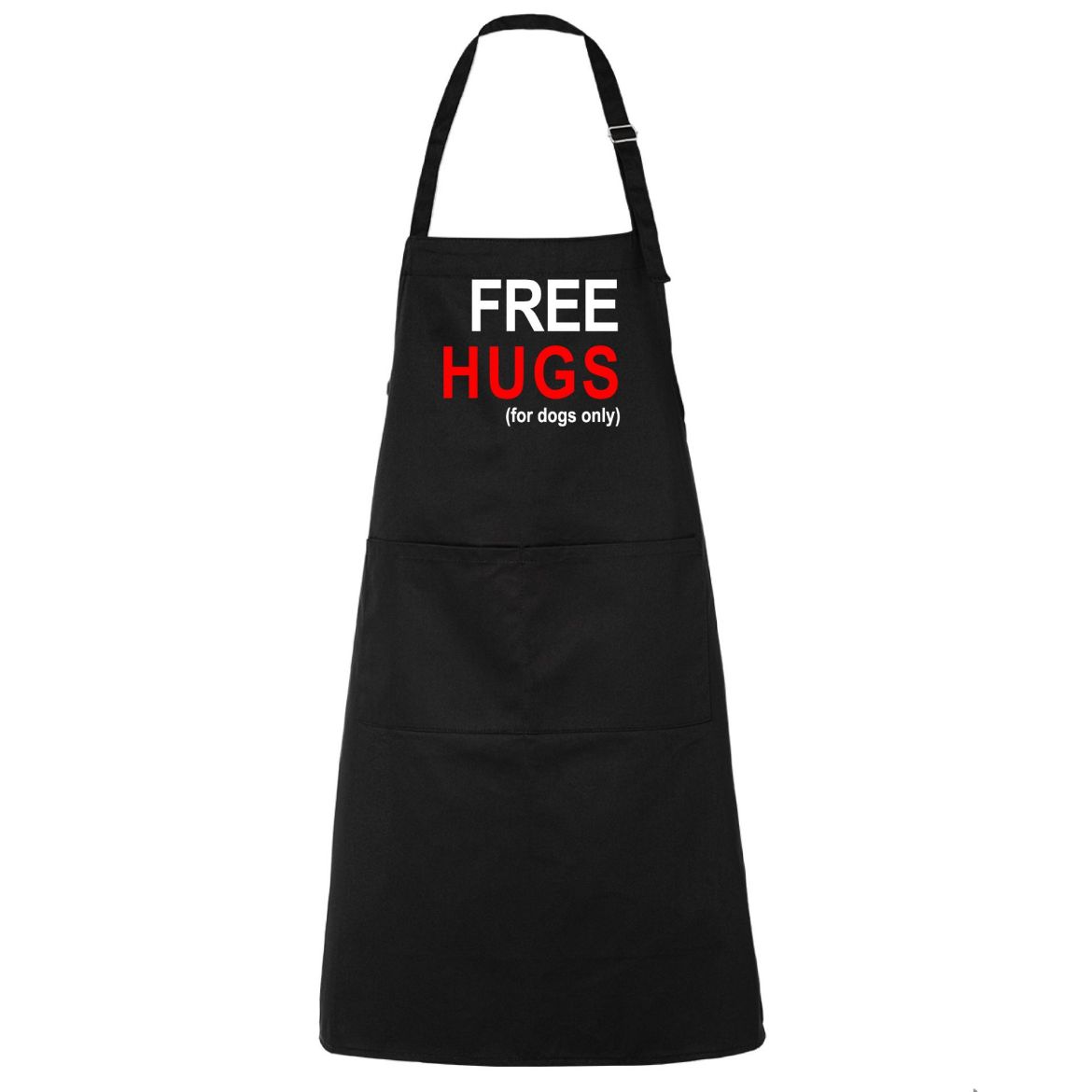 Εικόνα της Ποδιά μαγειρικής με τύπωμα  "Free hugs"  