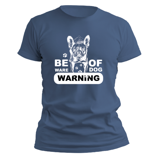 Εικόνα της T-shirt με τύπωμα   "Beware of dog"  