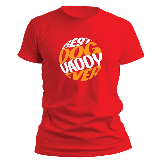 Εικόνα της T-shirt με τύπωμα  "Best dog daddy" 