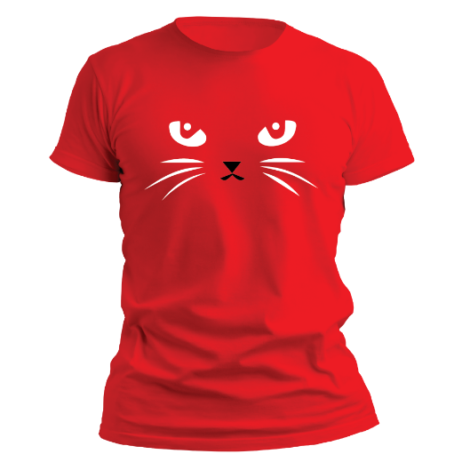 Εικόνα της T-shirt με τύπωμα "Cat's eyes"  