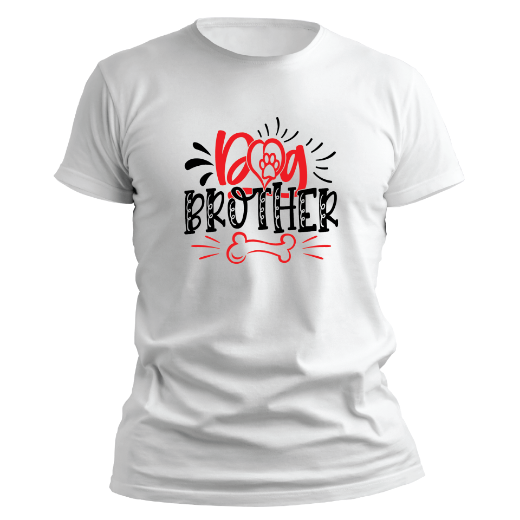 Εικόνα της T-shirt με τύπωμα  "Dog brother" 