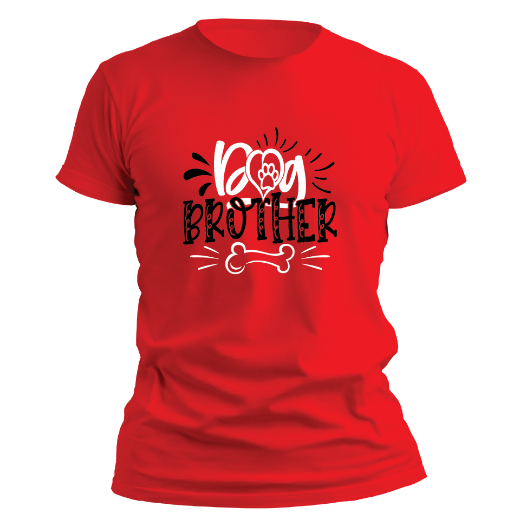 Εικόνα της T-shirt με τύπωμα  "Dog brother" 