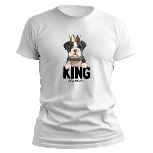 Εικόνα της T-shirt με τύπωμα  "King of cuteness" 