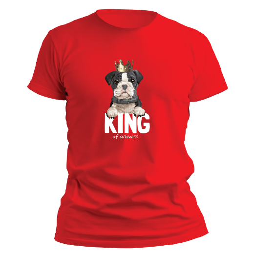 Εικόνα της T-shirt με τύπωμα  "King of cuteness" 