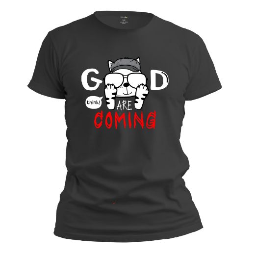 Εικόνα της T-shirt με τύπωμα  "Good thinks are coming"  