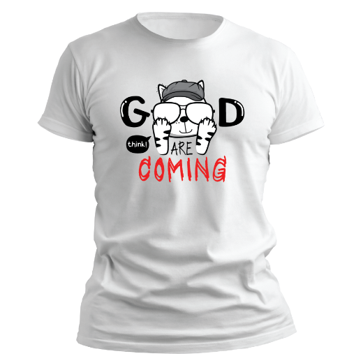 Εικόνα της T-shirt με τύπωμα  "Good thinks are coming"  