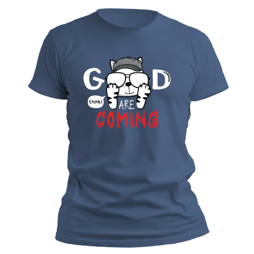 Εικόνα της T-shirt με τύπωμα  "Good thinks are coming"  