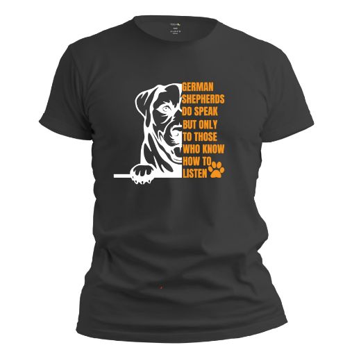 Εικόνα της T-shirt με τύπωμα  "German Shepherd" 