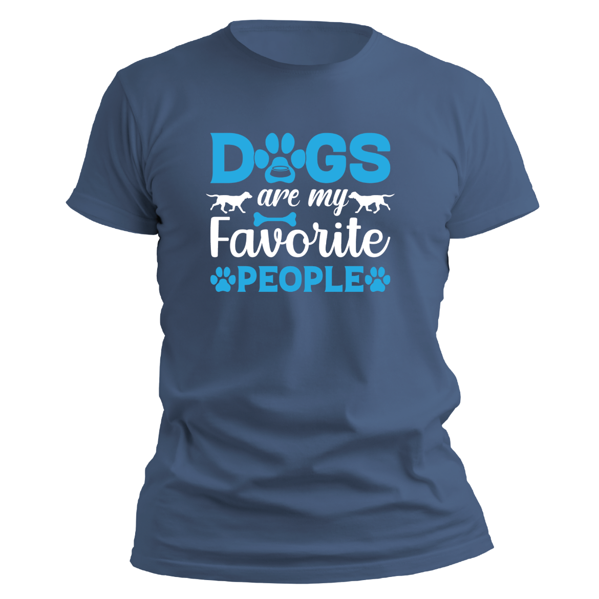 Εικόνα της T-shirt με τύπωμα  "Dogs are my favorite people"    