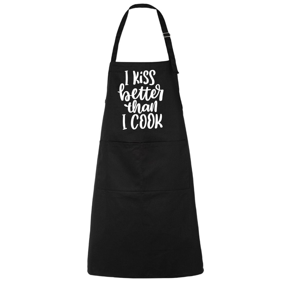 Εικόνα της Ποδιά μαγειρικής με τύπωμα  "I kiss better than i cook"   