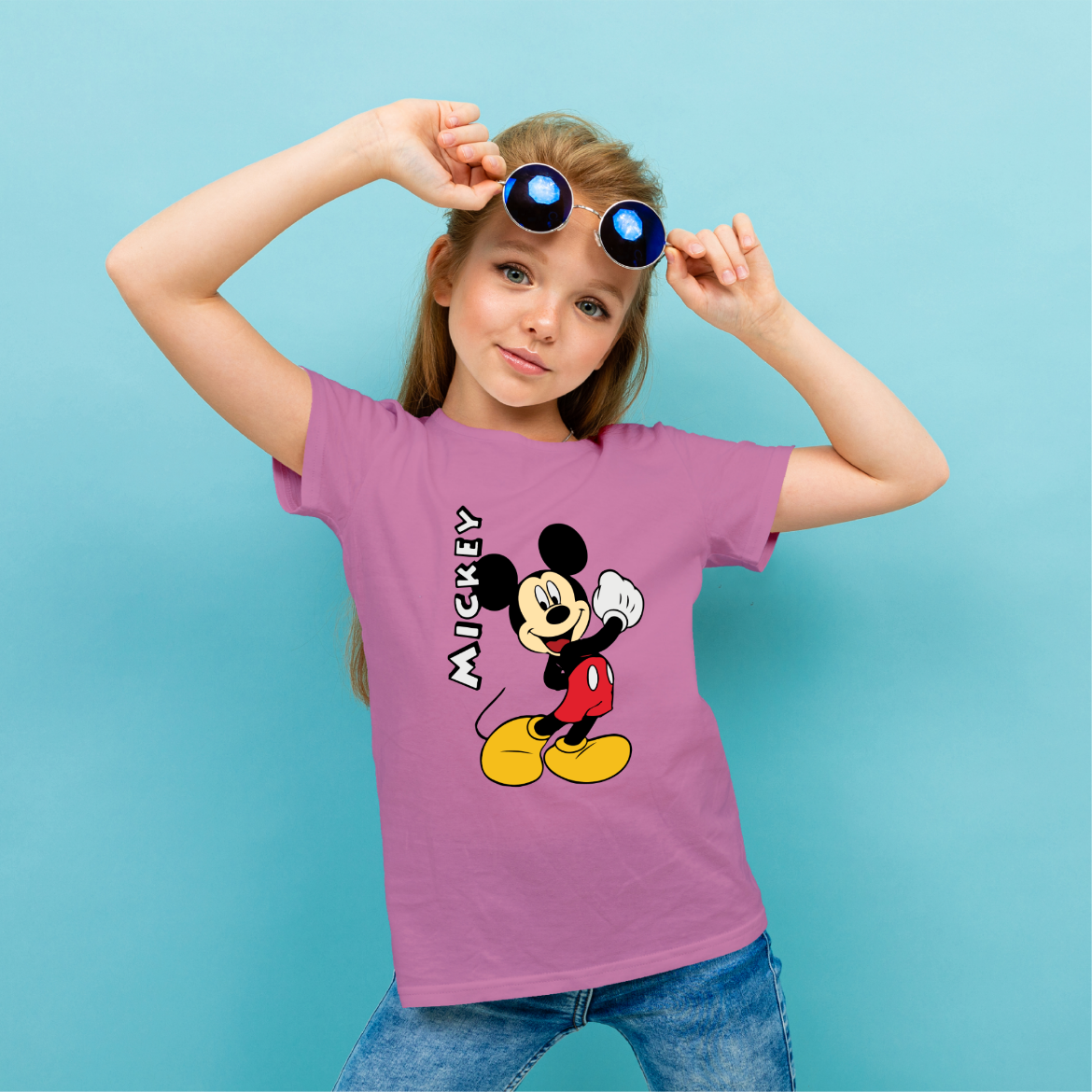 Εικόνα της Παιδικό t-shirt με τύπωμα "Mickey" 