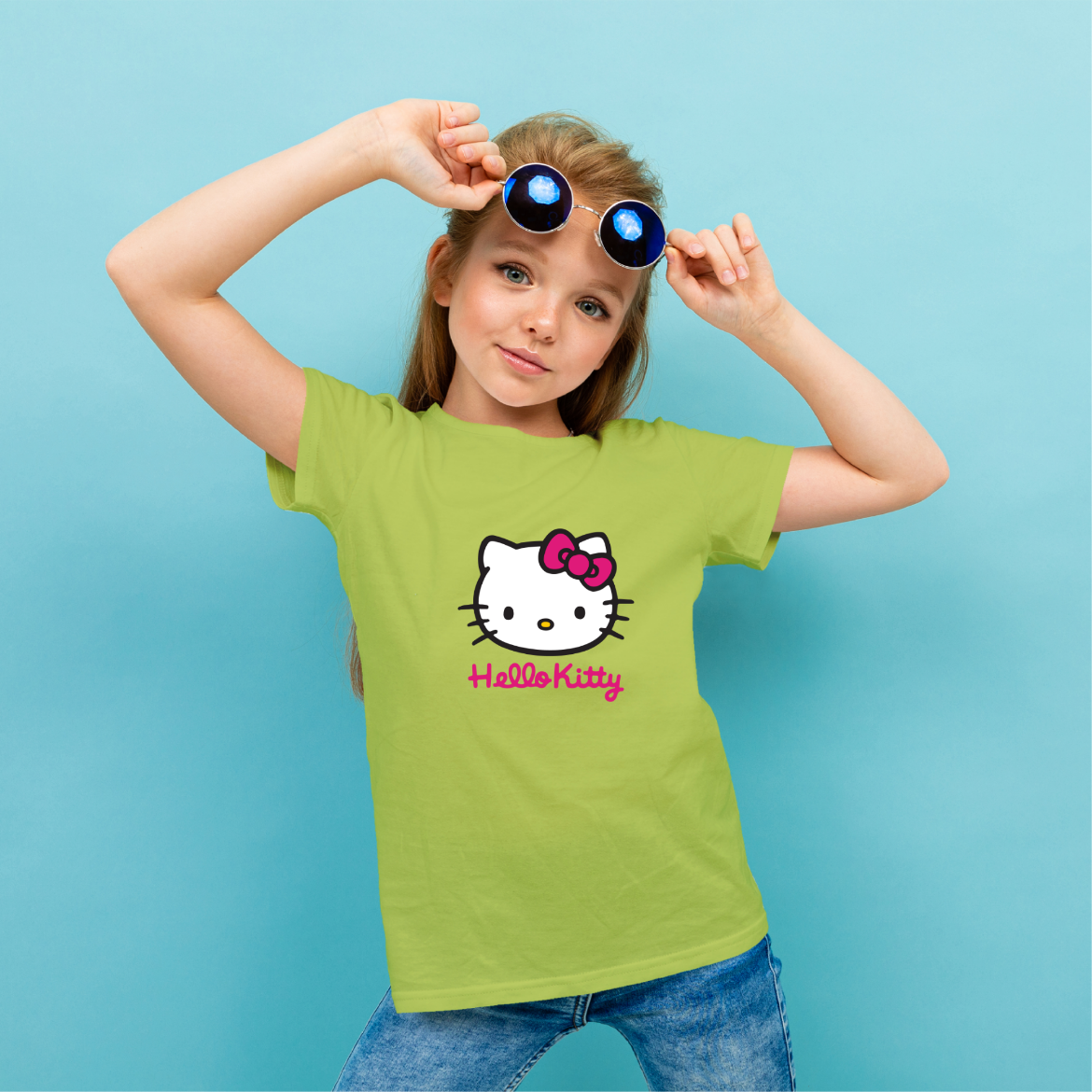 Εικόνα της Παιδικό t-shirt με τύπωμα "Hello Kitty"