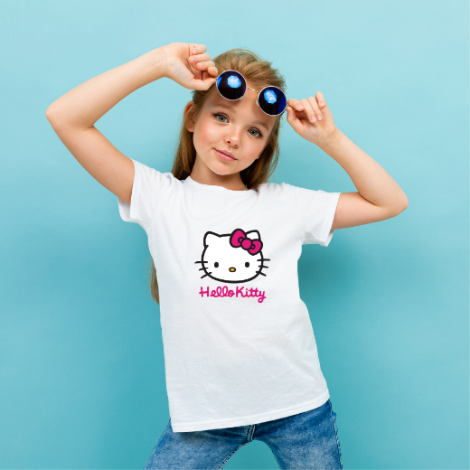 Εικόνα της Παιδικό t-shirt με τύπωμα "Hello Kitty"