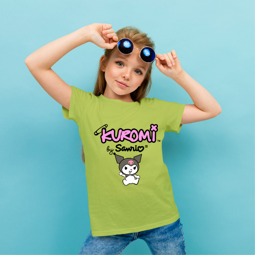 Εικόνα της Παιδικό t-shirt με τύπωμα "Kuromi"