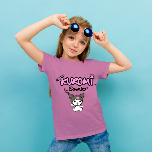 Εικόνα της Παιδικό t-shirt με τύπωμα "Kuromi"