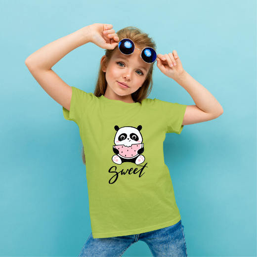 Εικόνα της Παιδικό t-shirt με τύπωμα "Sweet Panda"  