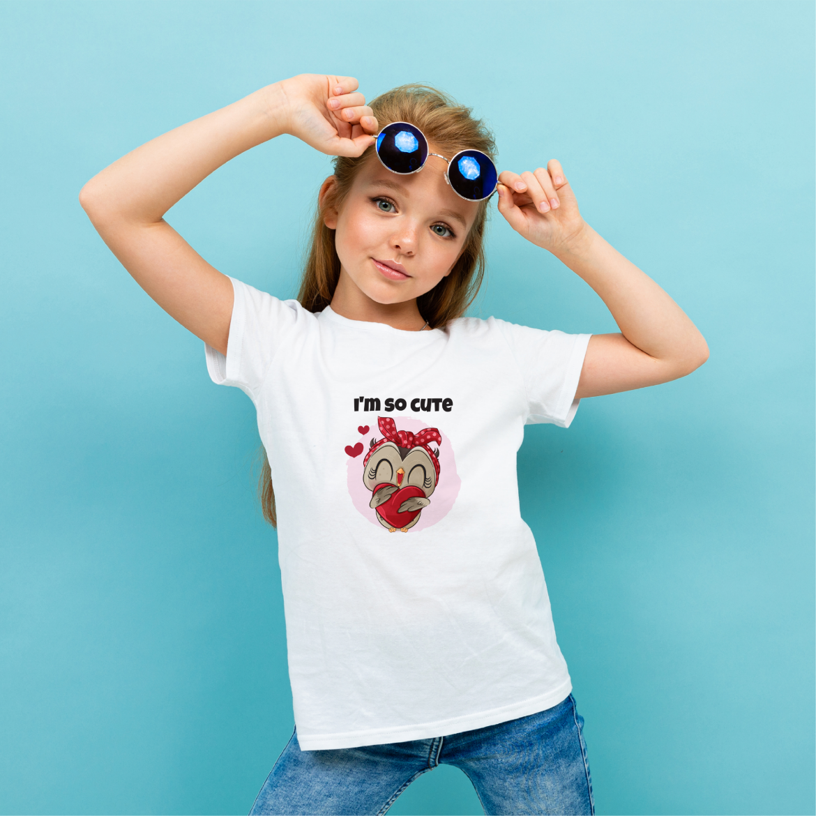 Εικόνα της Παιδικό t-shirt με τύπωμα "I'm so cute"