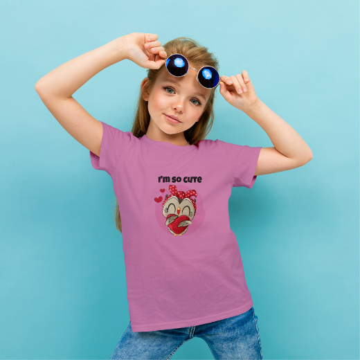 Εικόνα της Παιδικό t-shirt με τύπωμα "I'm so cute"