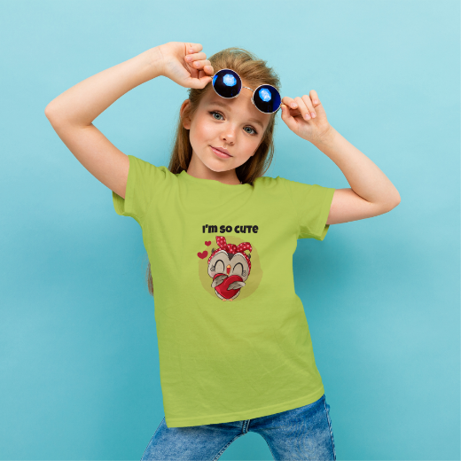 Εικόνα της Παιδικό t-shirt με τύπωμα "I'm so cute"