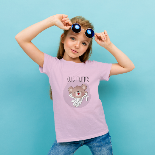 Εικόνα της Παιδικό t-shirt με τύπωμα  "Cute mummy"