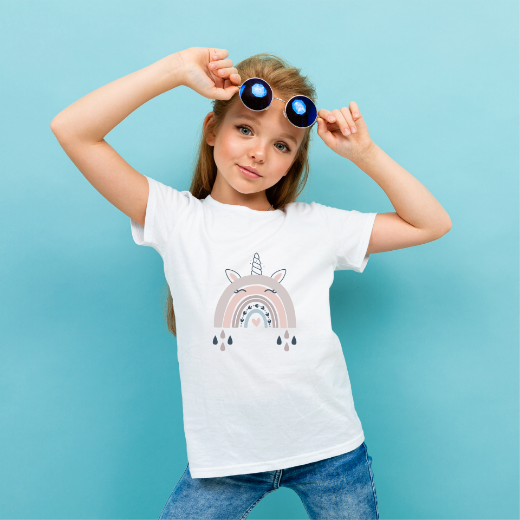 Εικόνα της Παιδικό t-shirt με τύπωμα  "Unicorn"