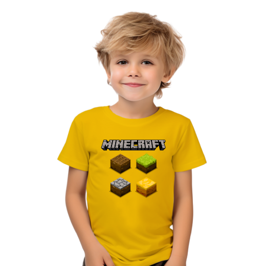 Εικόνα της Παιδικό t-shirt με τύπωμα  "Minecraft"