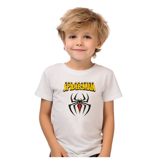 Εικόνα της Παιδικό t-shirt με τύπωμα  "Spiderman"