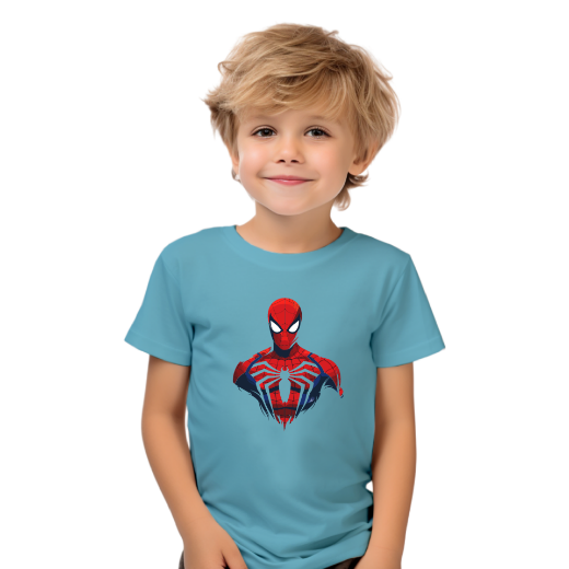 Εικόνα της Παιδικό t-shirt με τύπωμα  "Spiderman"