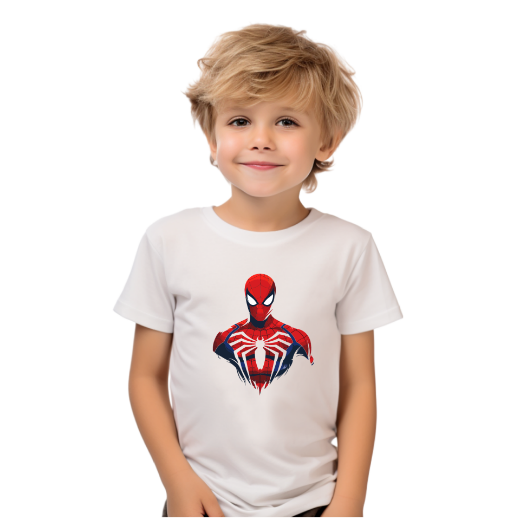 Εικόνα της Παιδικό t-shirt με τύπωμα  "Spiderman"