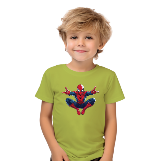 Εικόνα της Παιδικό t-shirt με τύπωμα  "Spiderman"