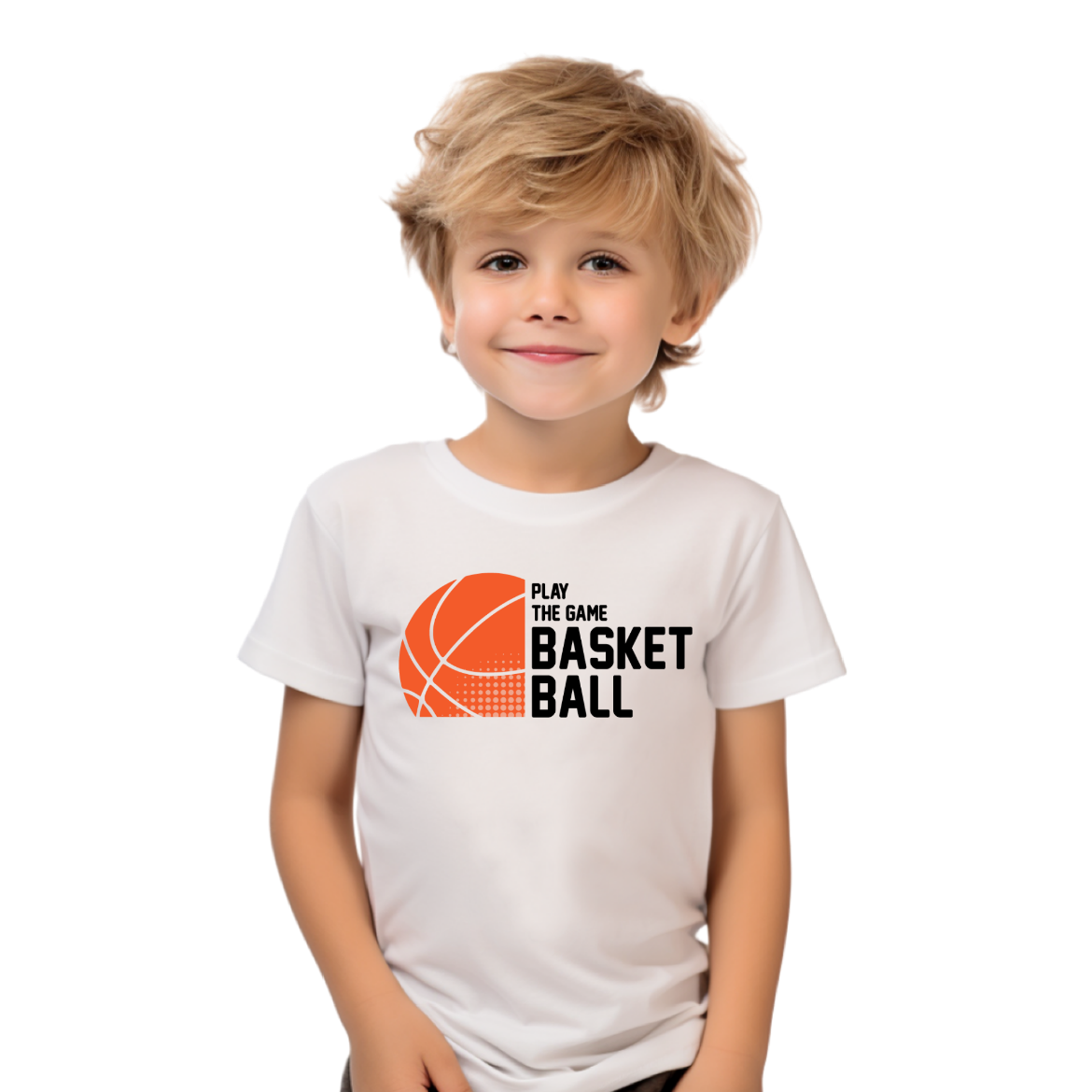 Εικόνα της Παιδικό t-shirt με τύπωμα  "Basketball"