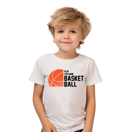 Εικόνα της Παιδικό t-shirt με τύπωμα  "Basketball"