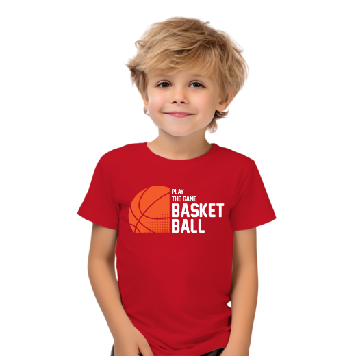 Εικόνα της Παιδικό t-shirt με τύπωμα  "Basketball"