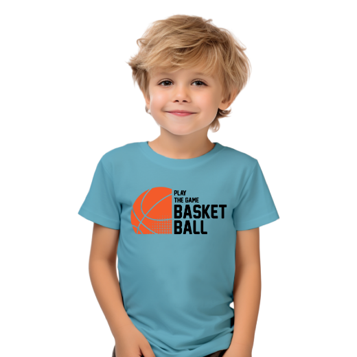 Εικόνα της Παιδικό t-shirt με τύπωμα  "Basketball"