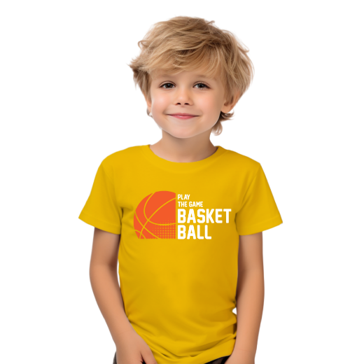 Εικόνα της Παιδικό t-shirt με τύπωμα  "Basketball"