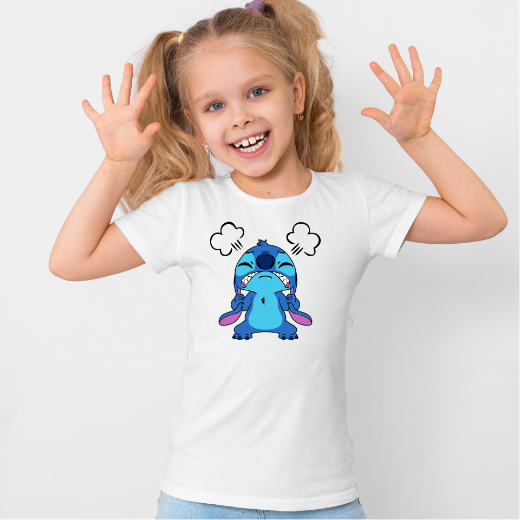 Εικόνα της Παιδικό t-shirt με τύπωμα    "Stitch"