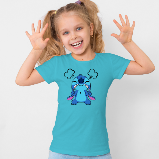 Εικόνα της Παιδικό t-shirt με τύπωμα    "Stitch"