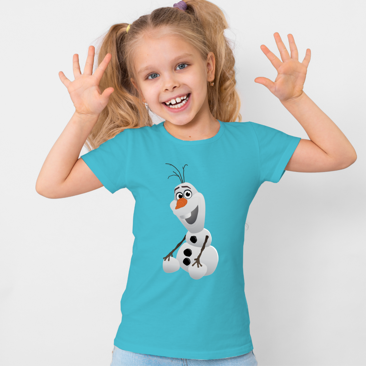 Εικόνα της Παιδικό t-shirt με τύπωμα  "Olaf"