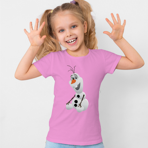 Εικόνα της Παιδικό t-shirt με τύπωμα  "Olaf"