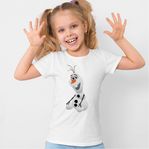 Εικόνα της Παιδικό t-shirt με τύπωμα  "Olaf"