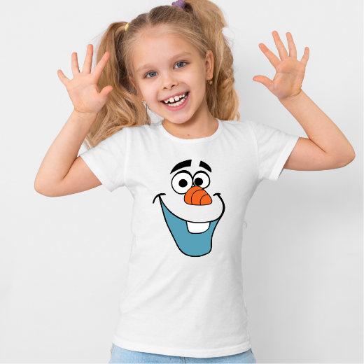 Εικόνα της Παιδικό t-shirt με τύπωμα  "Olaf"