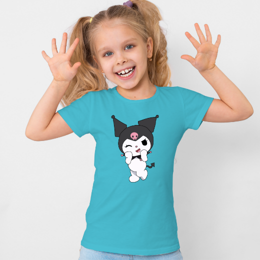 Εικόνα της Παιδικό t-shirt με τύπωμα  "Kuromi"