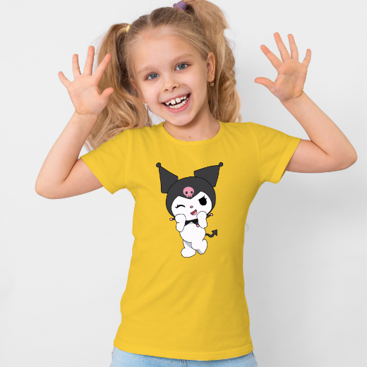 Εικόνα της Παιδικό t-shirt με τύπωμα  "Kuromi"