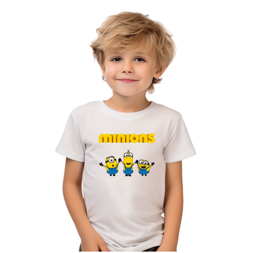 Εικόνα της Παιδικό t-shirt με τύπωμα  "Minions"